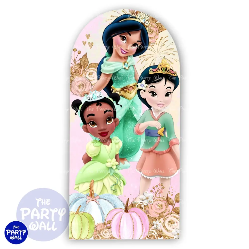 Princesas - Mampara de punta redonda o rectangular The Party Wall