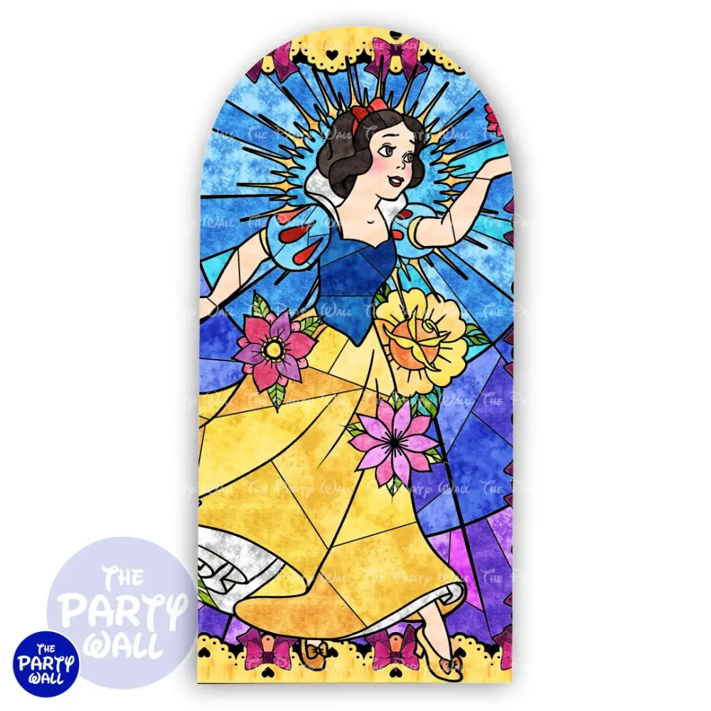 Princesas - Mampara de punta redonda o rectangular The Party Wall