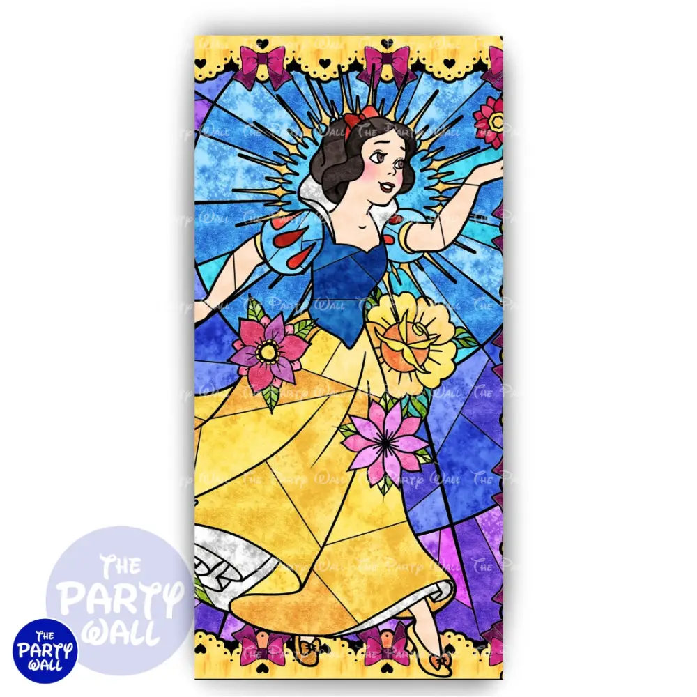 Princesas - Mampara de punta redonda o rectangular The Party Wall