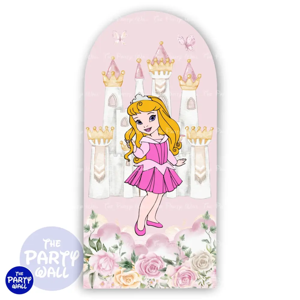 Princesas - Mampara de punta redonda o rectangular The Party Wall
