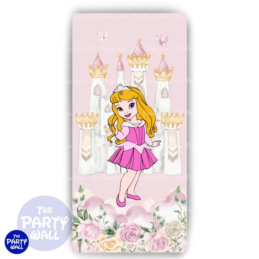 Princesas - Mampara de punta redonda o rectangular The Party Wall