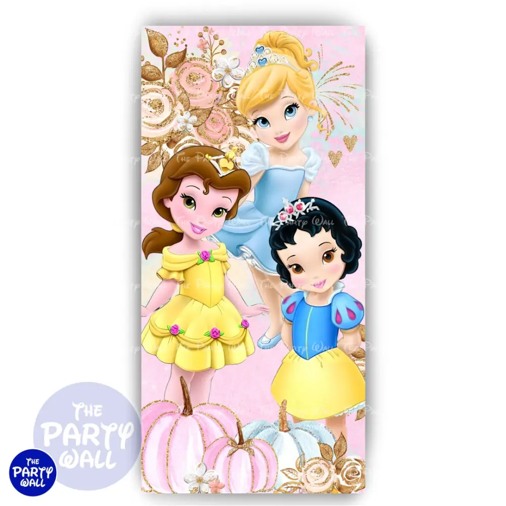 Princesas - Mampara de punta redonda o rectangular The Party Wall