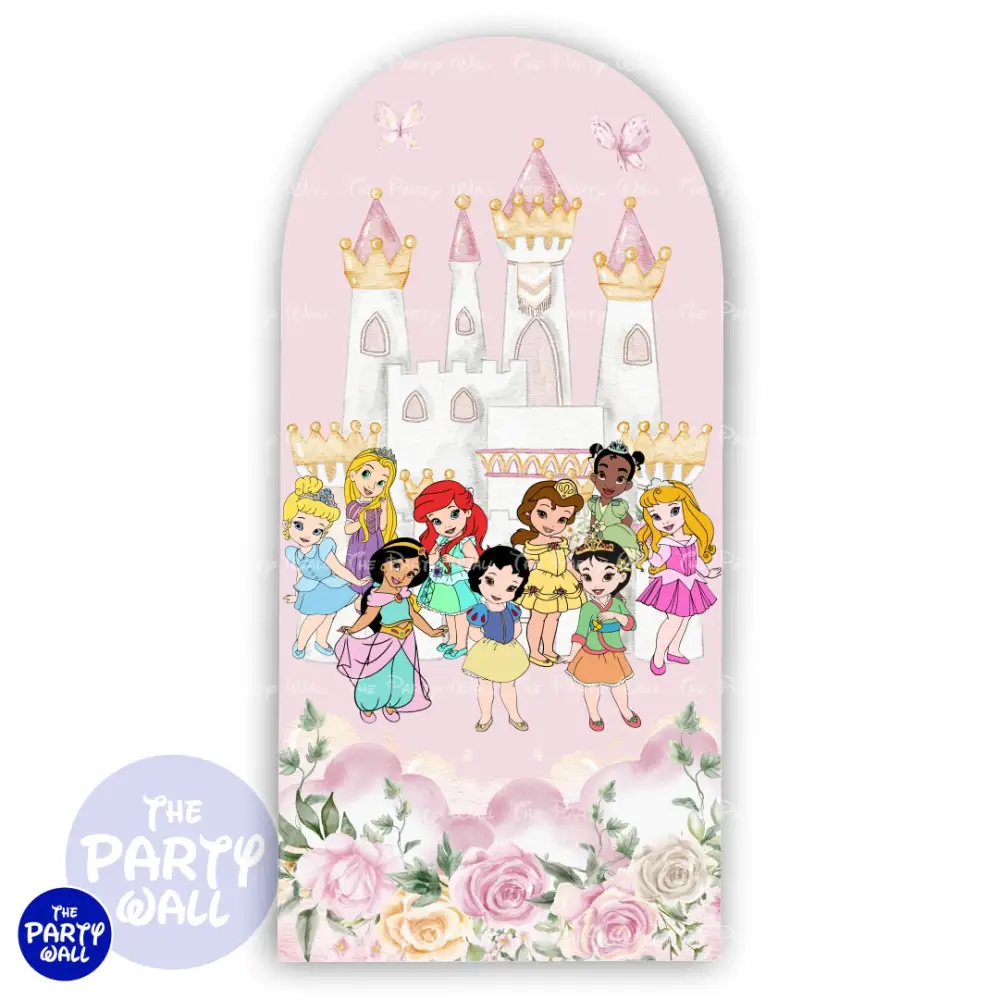 Princesas - Mampara de punta redonda o rectangular The Party Wall