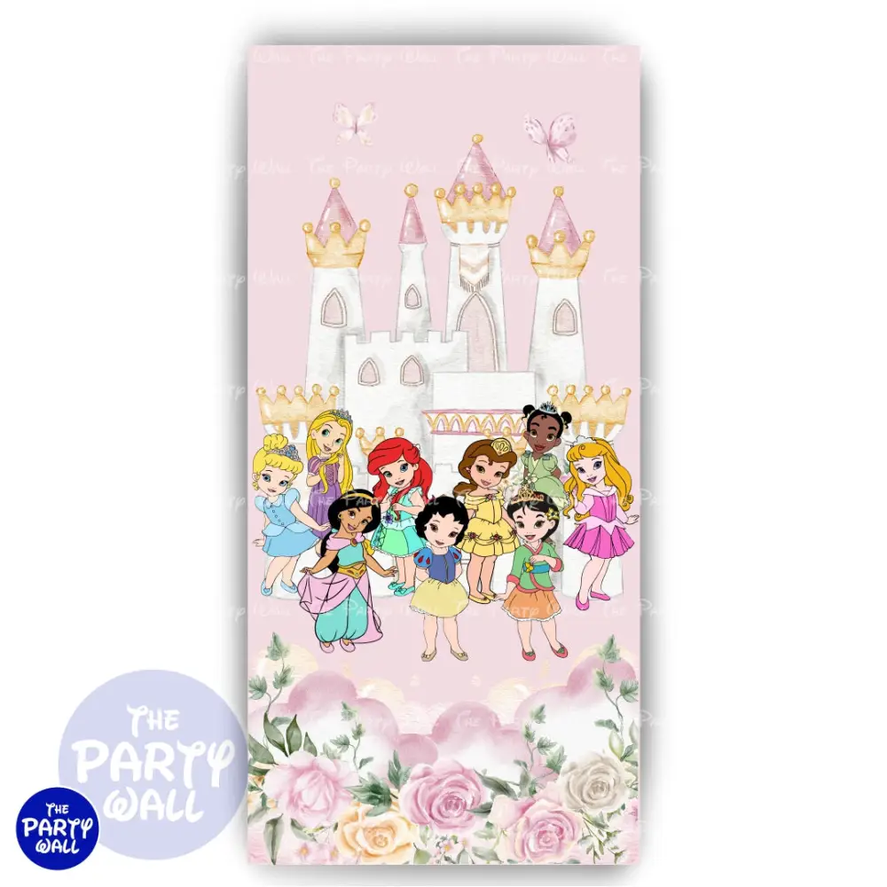 Princesas - Mampara de punta redonda o rectangular The Party Wall