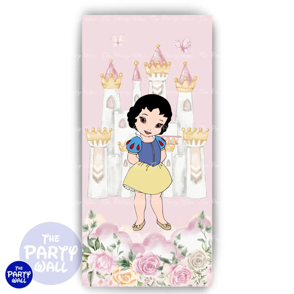 Princesas - Mampara de punta redonda o rectangular The Party Wall