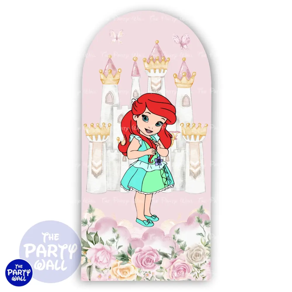 Princesas - Mampara de punta redonda o rectangular The Party Wall
