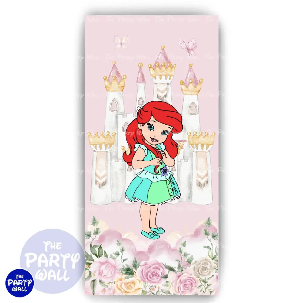 Princesas - Mampara de punta redonda o rectangular The Party Wall