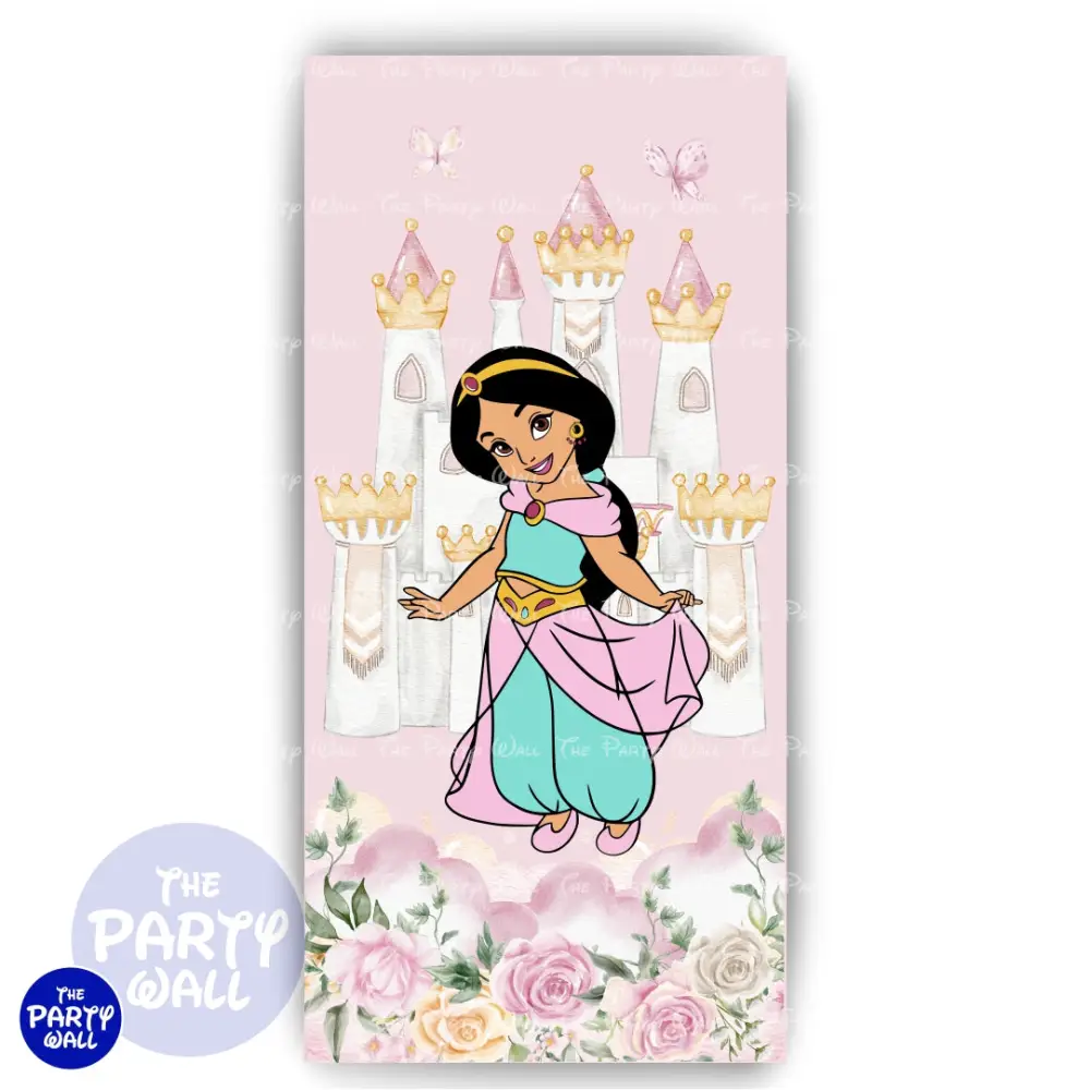 Princesas - Mampara de punta redonda o rectangular The Party Wall