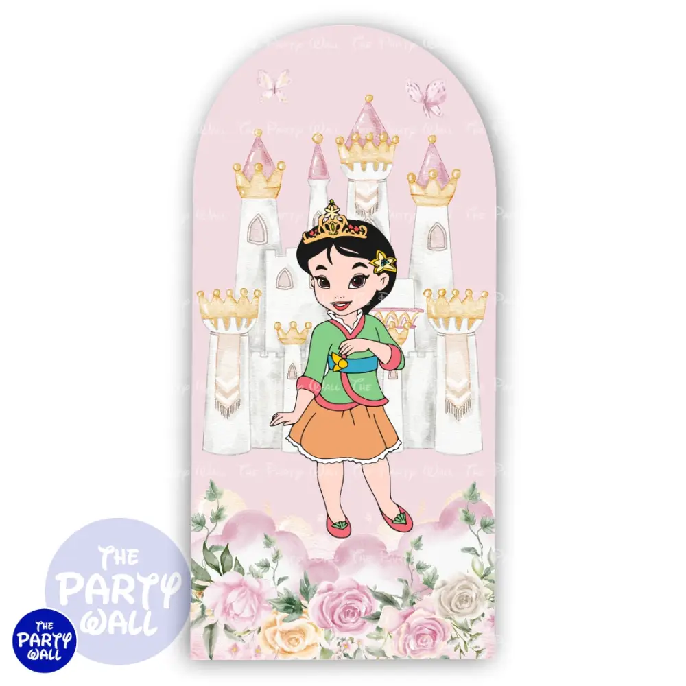 Princesas - Mampara de punta redonda o rectangular The Party Wall