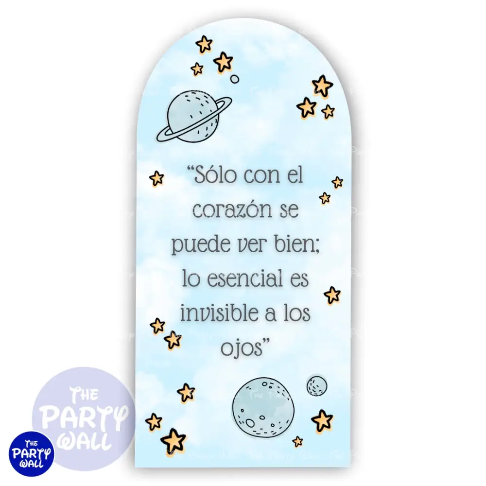 El Principito - Funda para mampara de punta redonda o rectangular The Party Wall