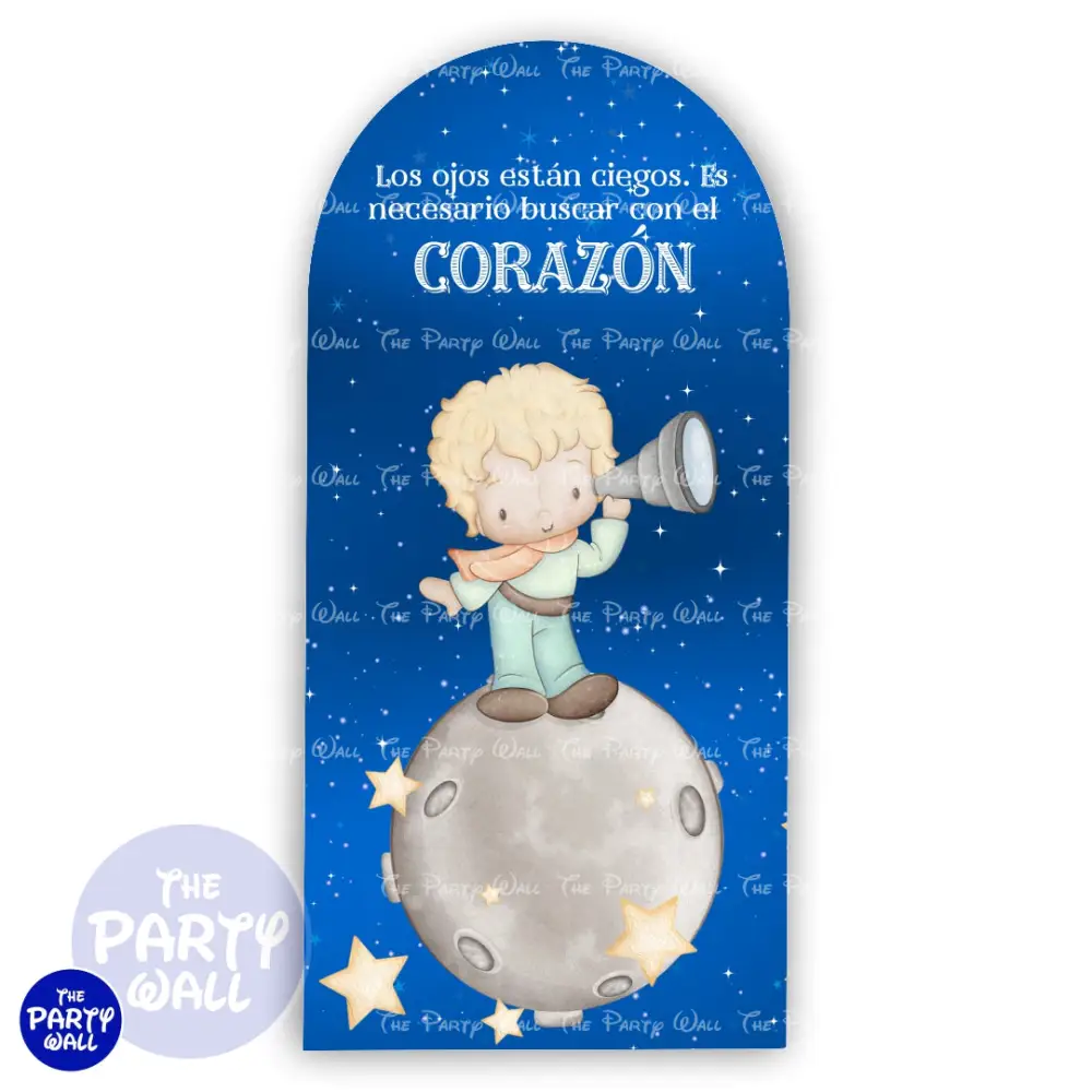 El Principito - Funda para mampara de punta redonda o rectangular The Party Wall