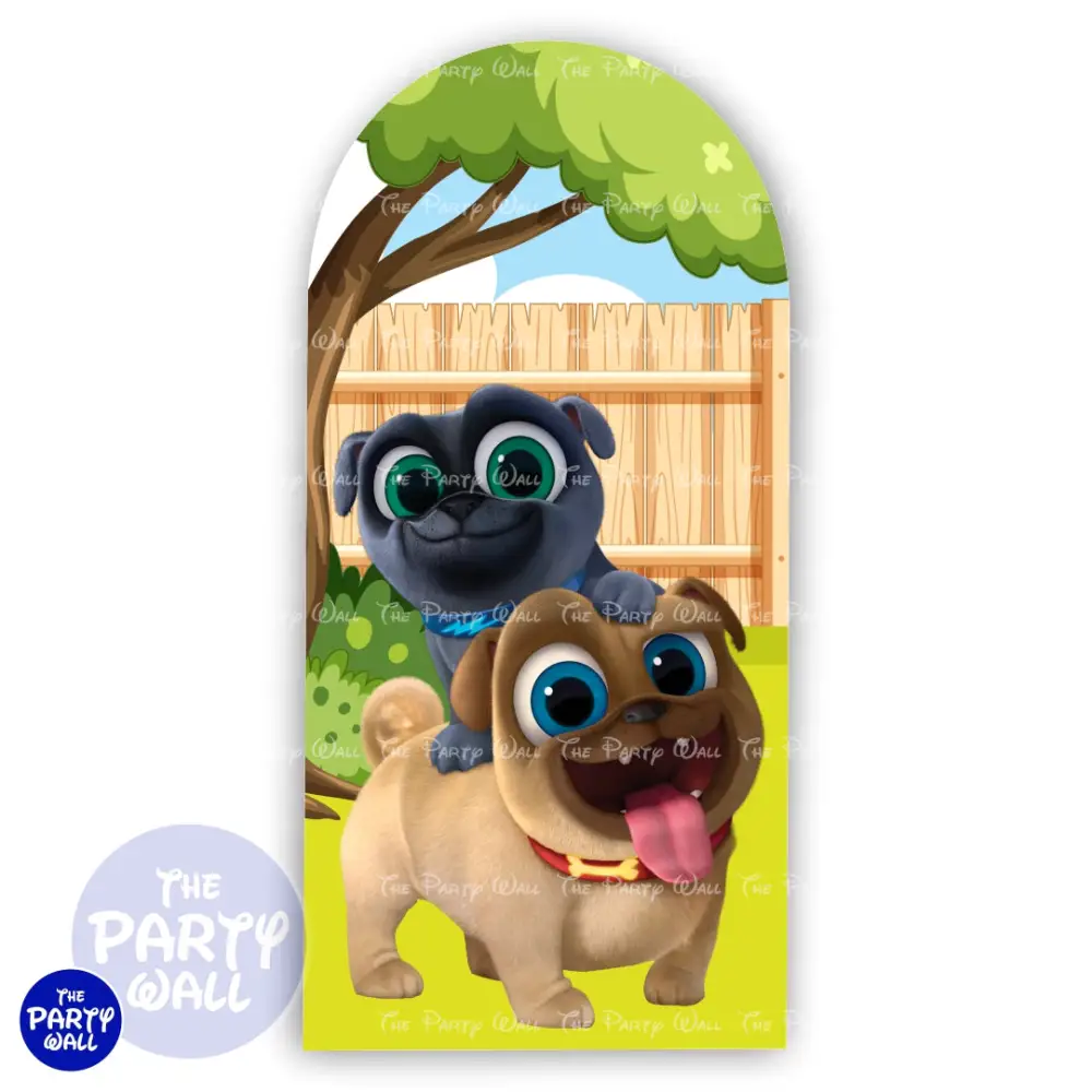 Puppy Dog Paws - Funda para mampara de punta redonda o rectangular The Party Wall