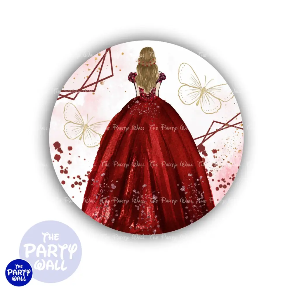 Quince ños - Funda para mamá circular The Party Wall