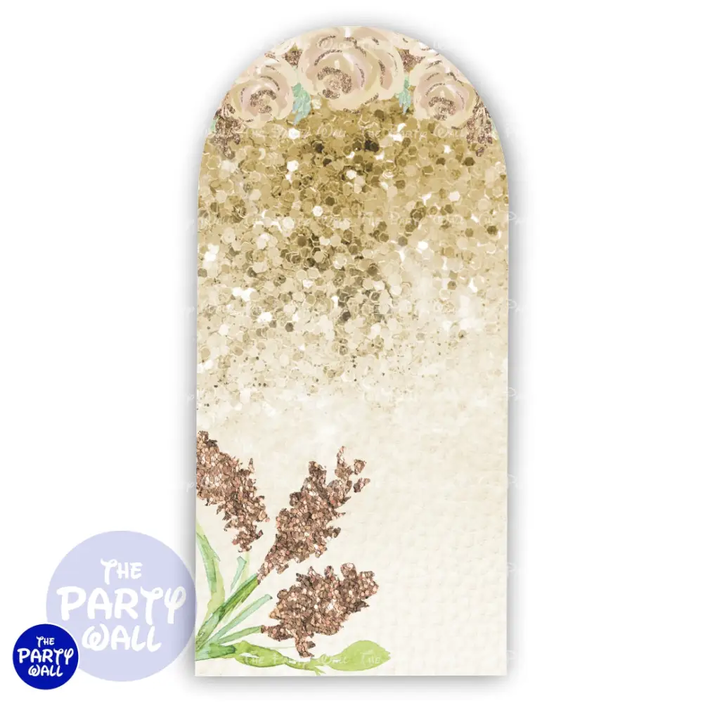 Quince ños - Funda para mampara de punta redonda o rectangular The Party Wall