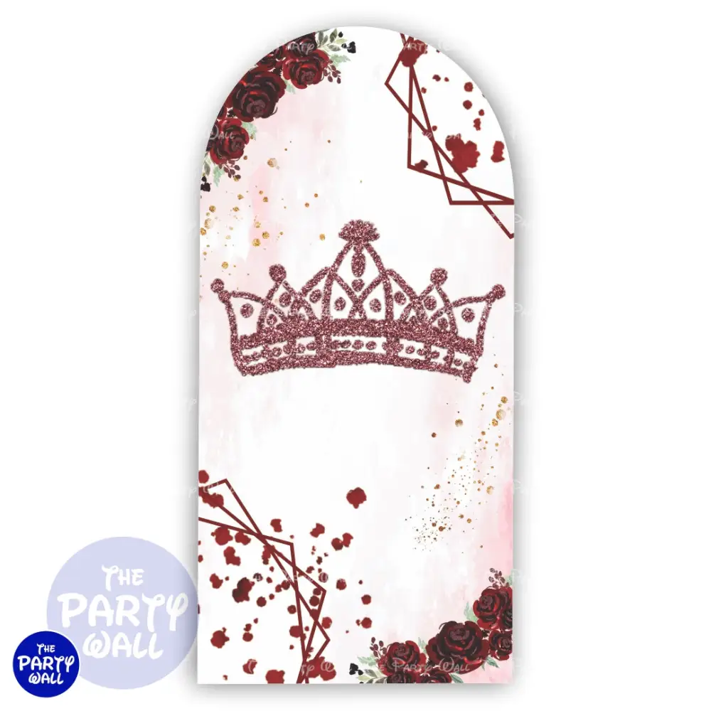 Quince ños - Funda para mampara de punta redonda o rectangular The Party Wall