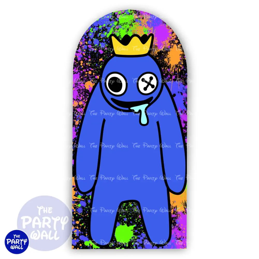 Rainbow Friends - Funda para mampara de punta redonda o rectangular The Party Wall