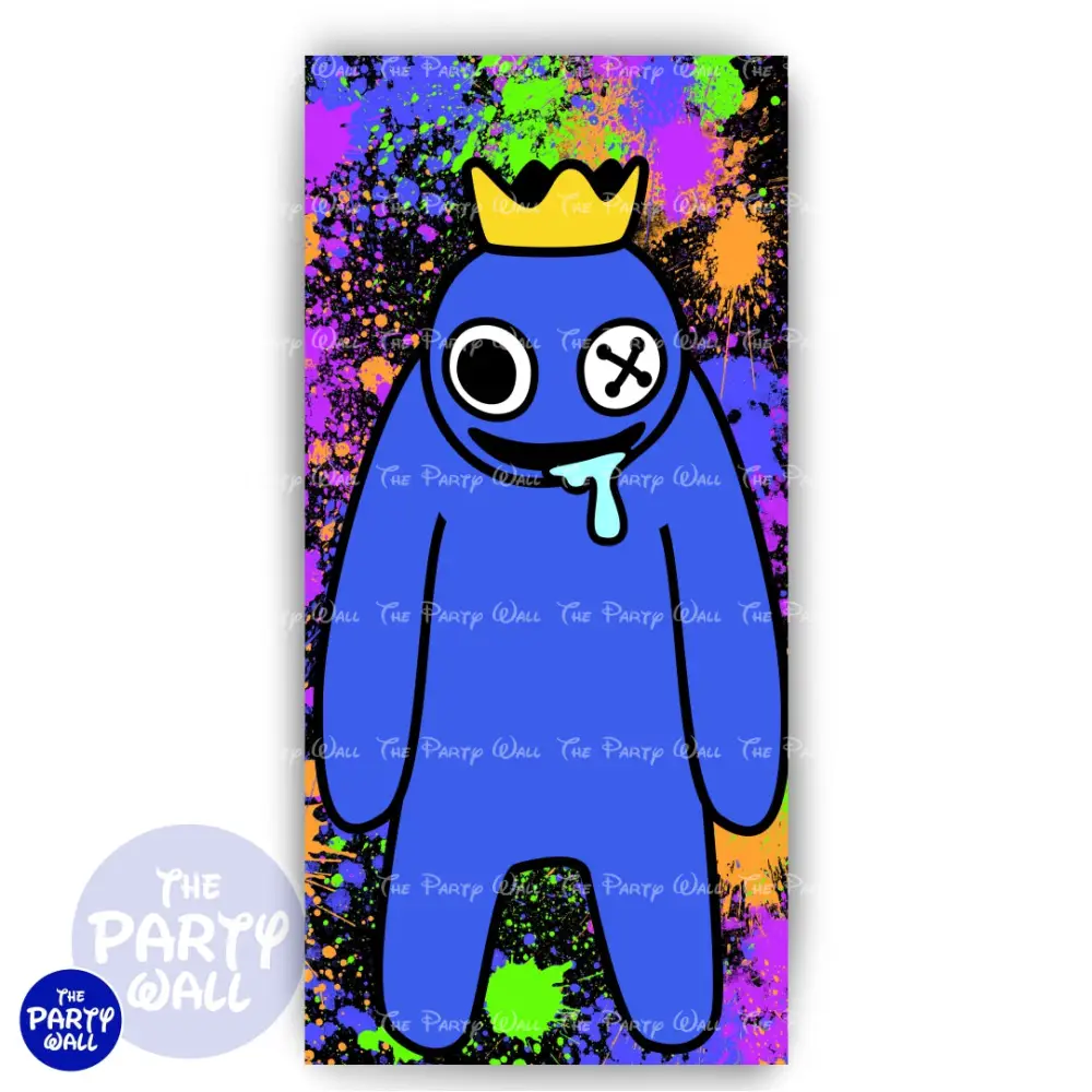 Rainbow Friends - Funda para mampara de punta redonda o rectangular The Party Wall