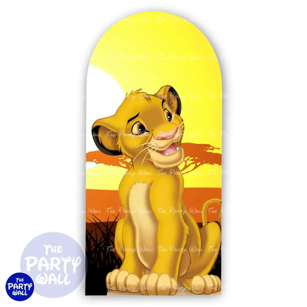 El Rey León - Funda para mampara de punta redonda o rectangular The Party Wall