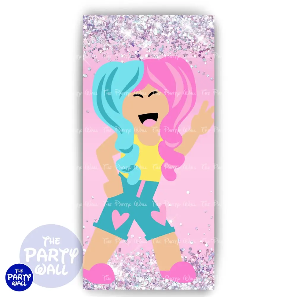 Roblox - Funda para mampara de punta redonda o rectangular The Party Wall