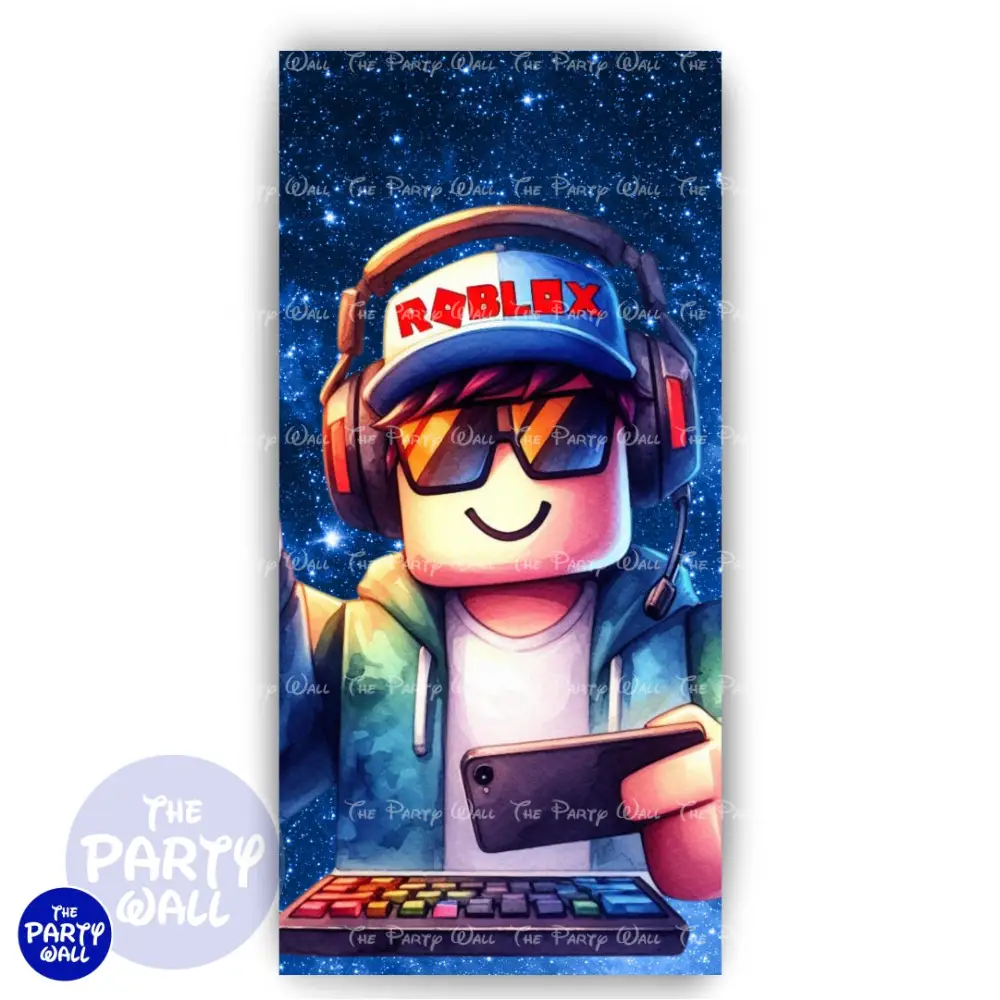 Roblox - Funda para mampara de punta redonda o rectangular The Party Wall