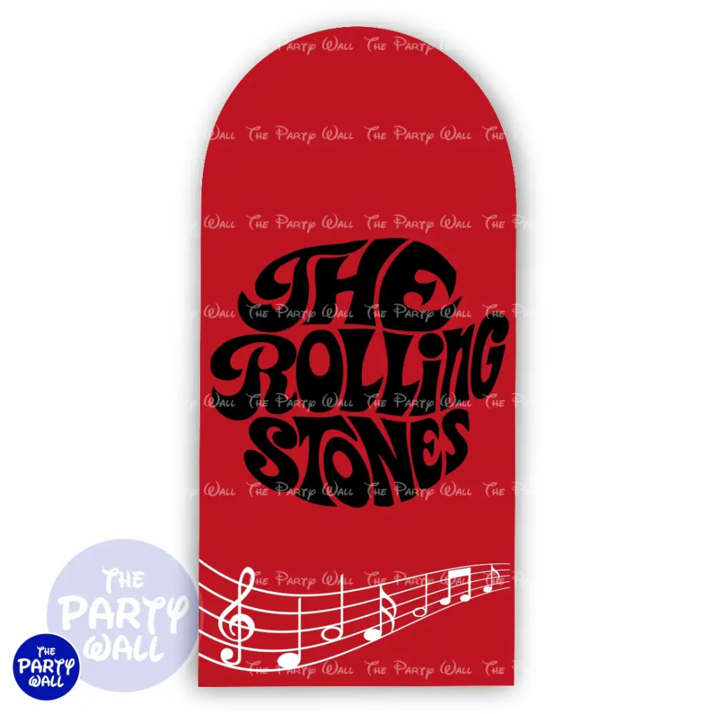 Rolling Stones - Funda para mampara de punta redonda o rectangular The Party Wall
