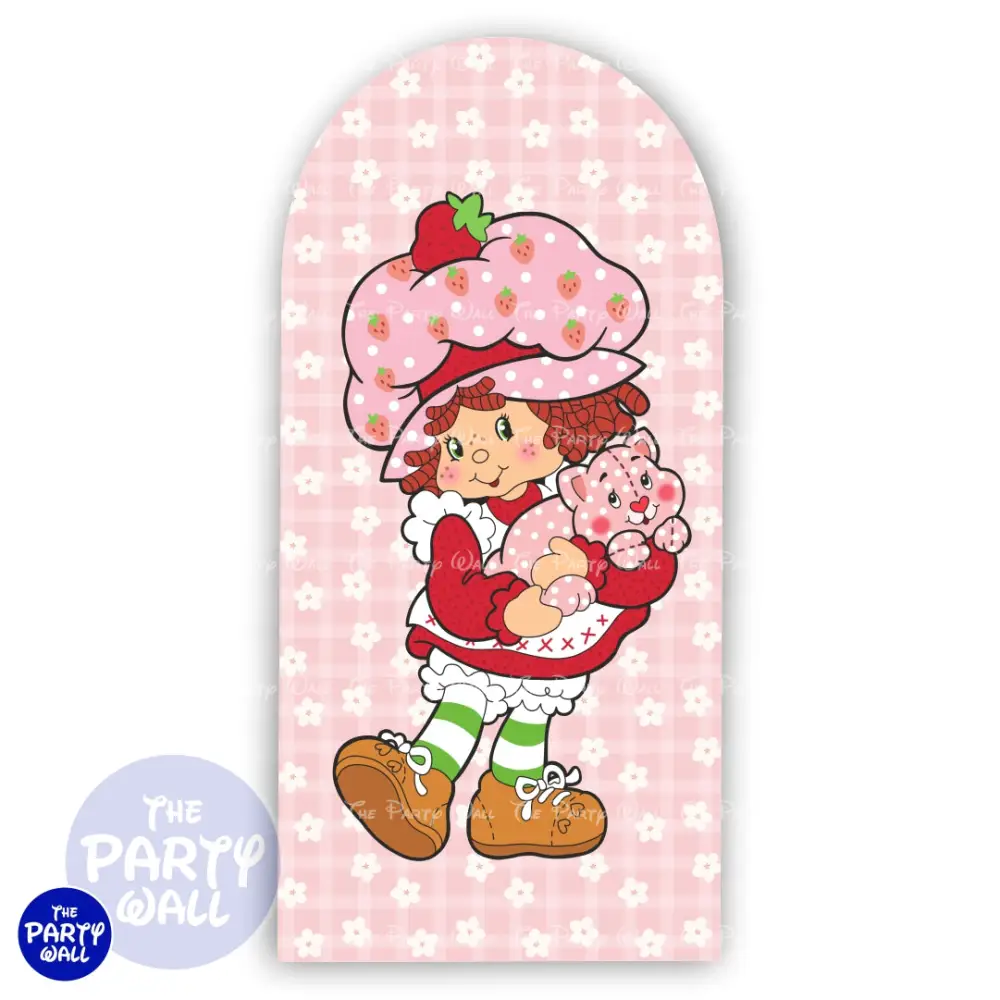 Rosita Fresita - Funda para mampara de punta redonda o rectangular The Party Wall
