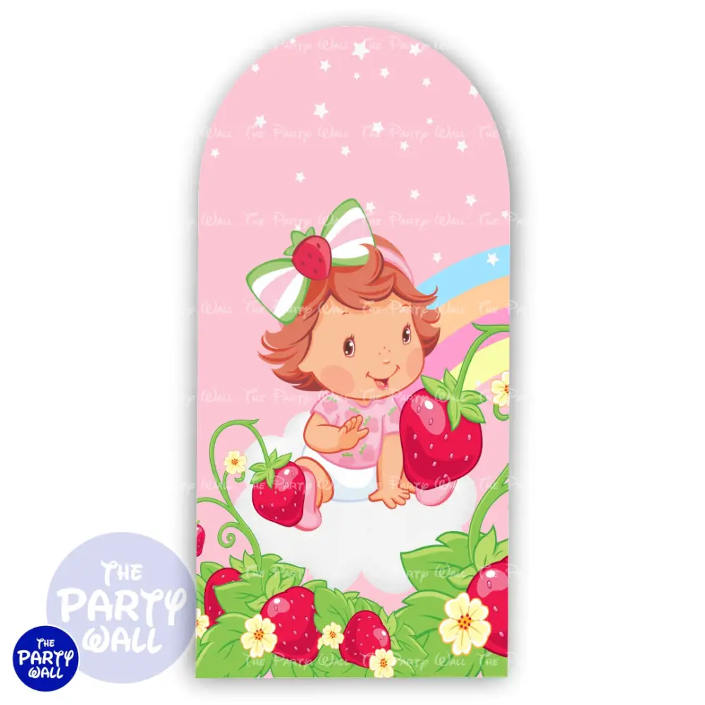 Rosita Fresita - Funda para mampara de punta redonda o rectangular The Party Wall