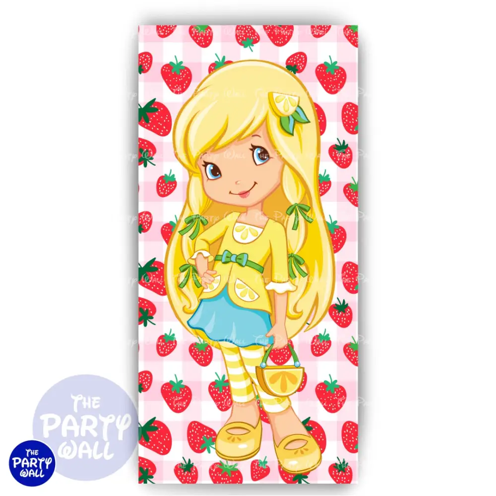 Rosita Fresita - Funda para mampara de punta redonda o rectangular The Party Wall