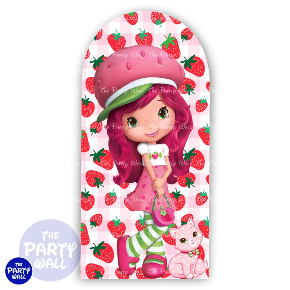 Rosita Fresita - Funda para mampara de punta redonda o rectangular The Party Wall