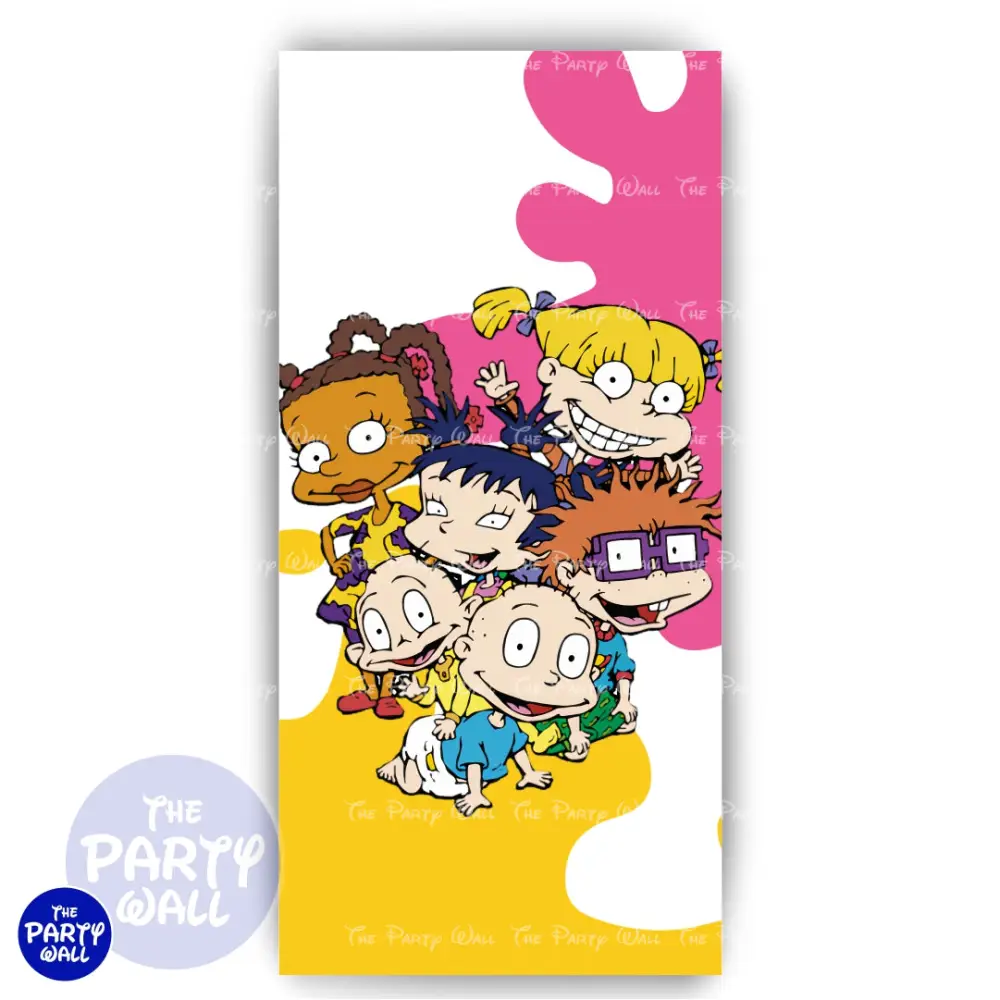 Rugrats - Funda para mampara de punta redonda o rectangular The Party Wall