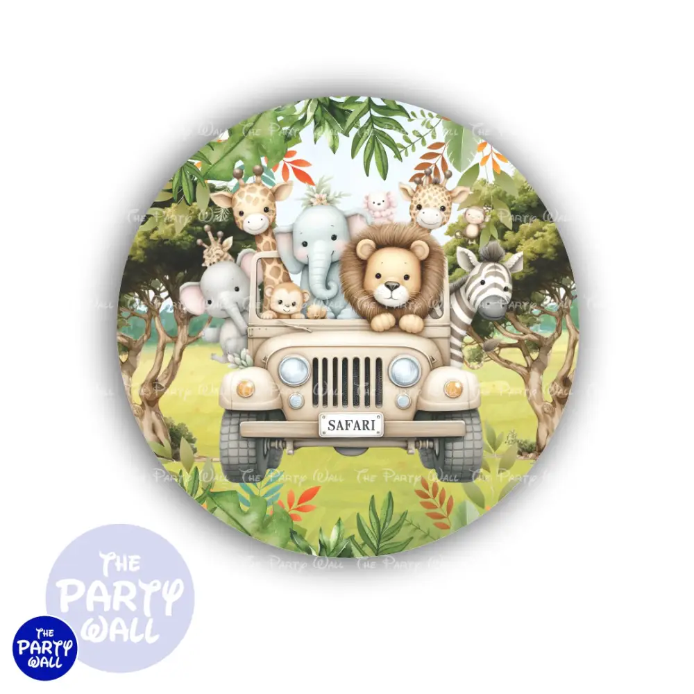 Safari Cute - Funda para mamá circular The Party Wall