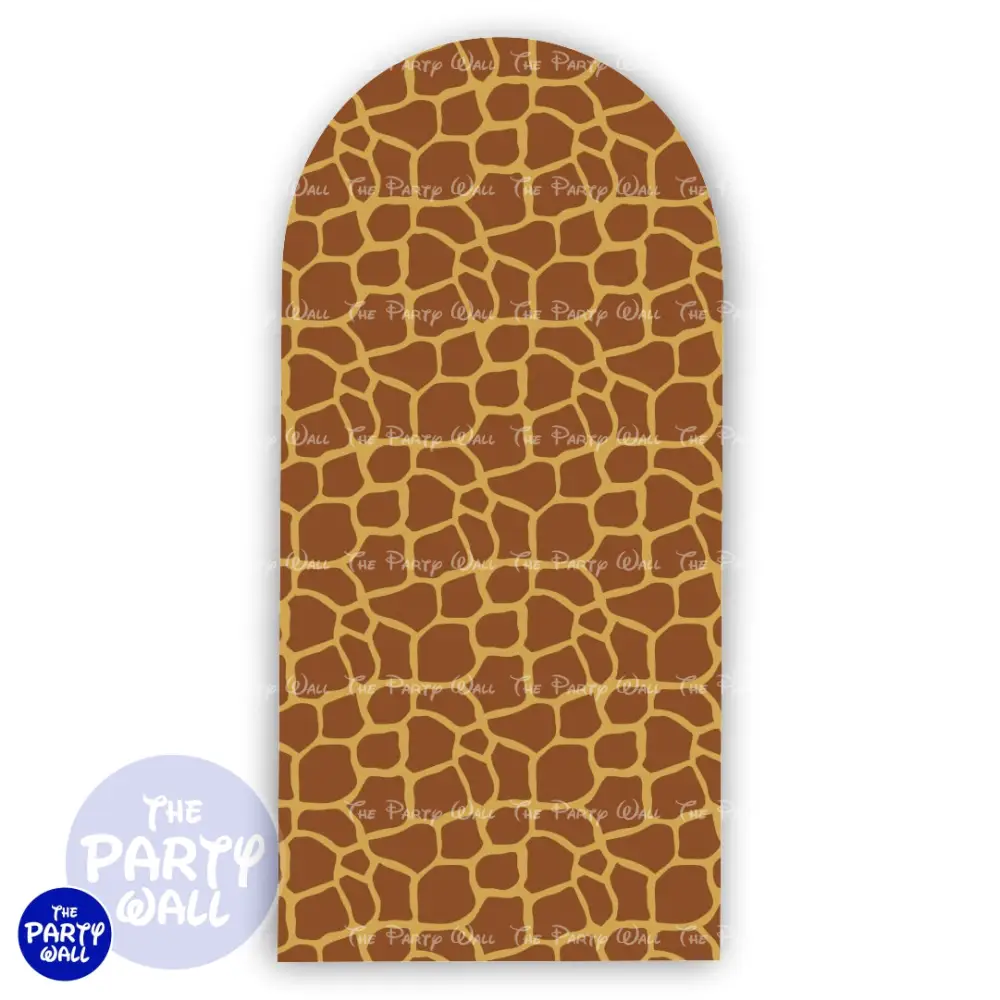 Safari Cute - Funda para mampara de punta redonda o rectangular The Party Wall