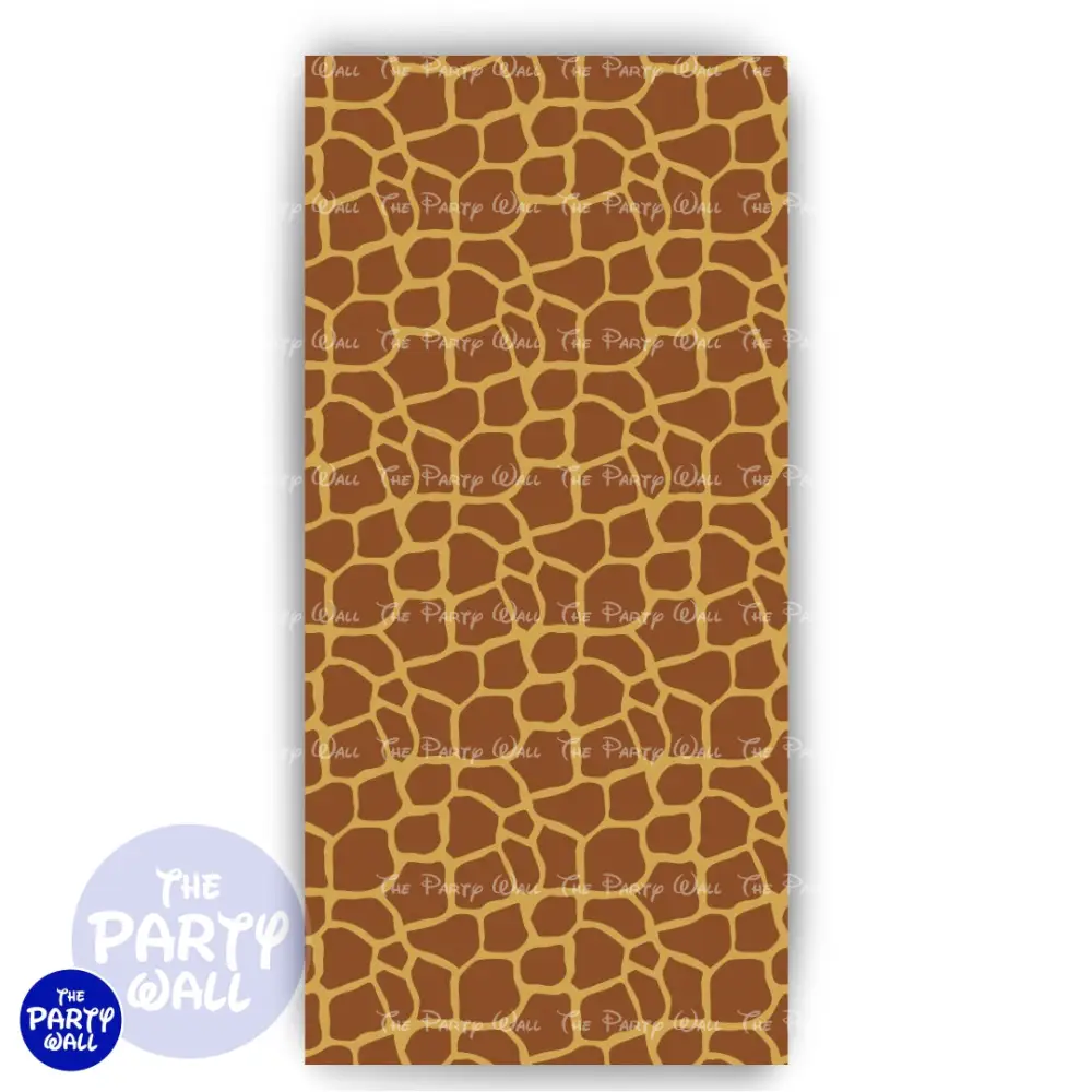 Safari Cute - Funda para mampara de punta redonda o rectangular The Party Wall