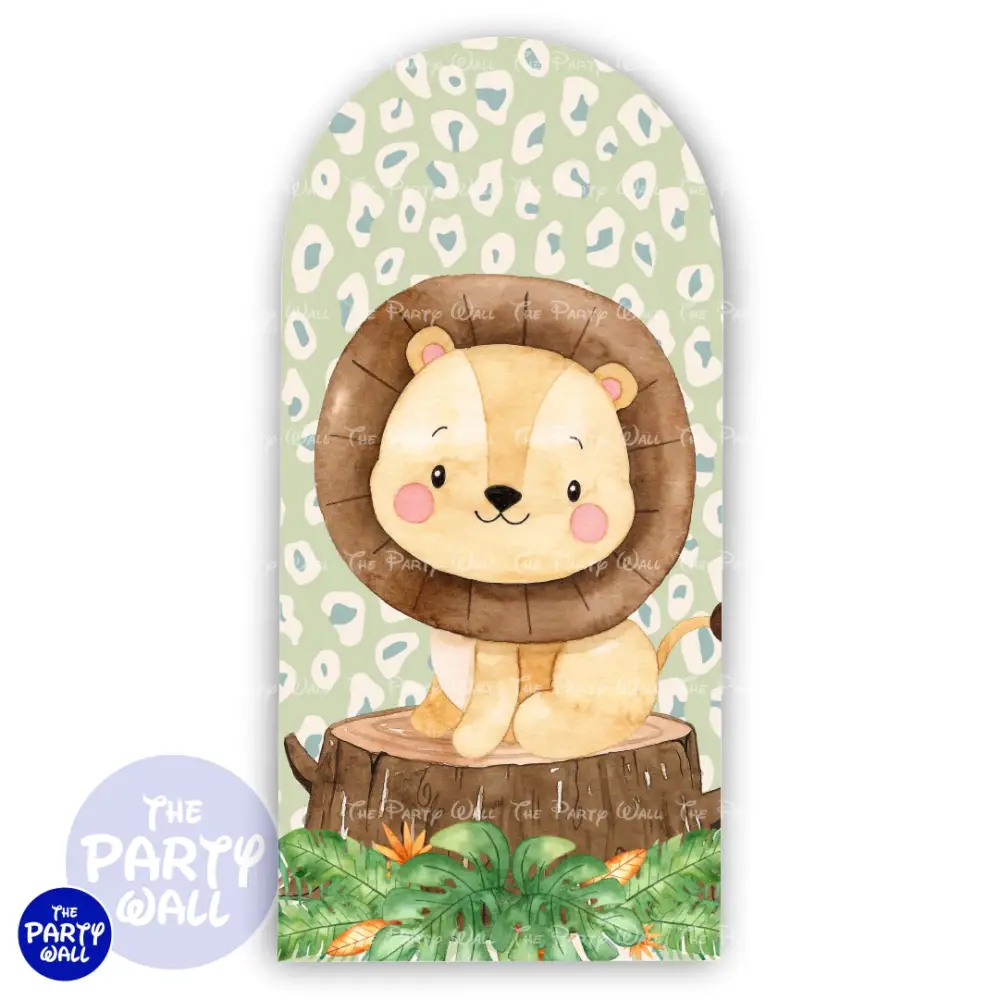 Safari Cute - Funda para mampara de punta redonda o rectangular The Party Wall