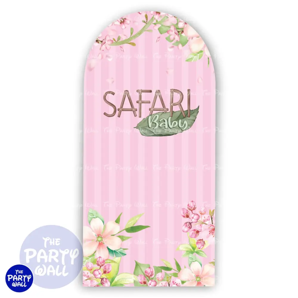 Safari Cute - Funda para mampara de punta redonda o rectangular The Party Wall