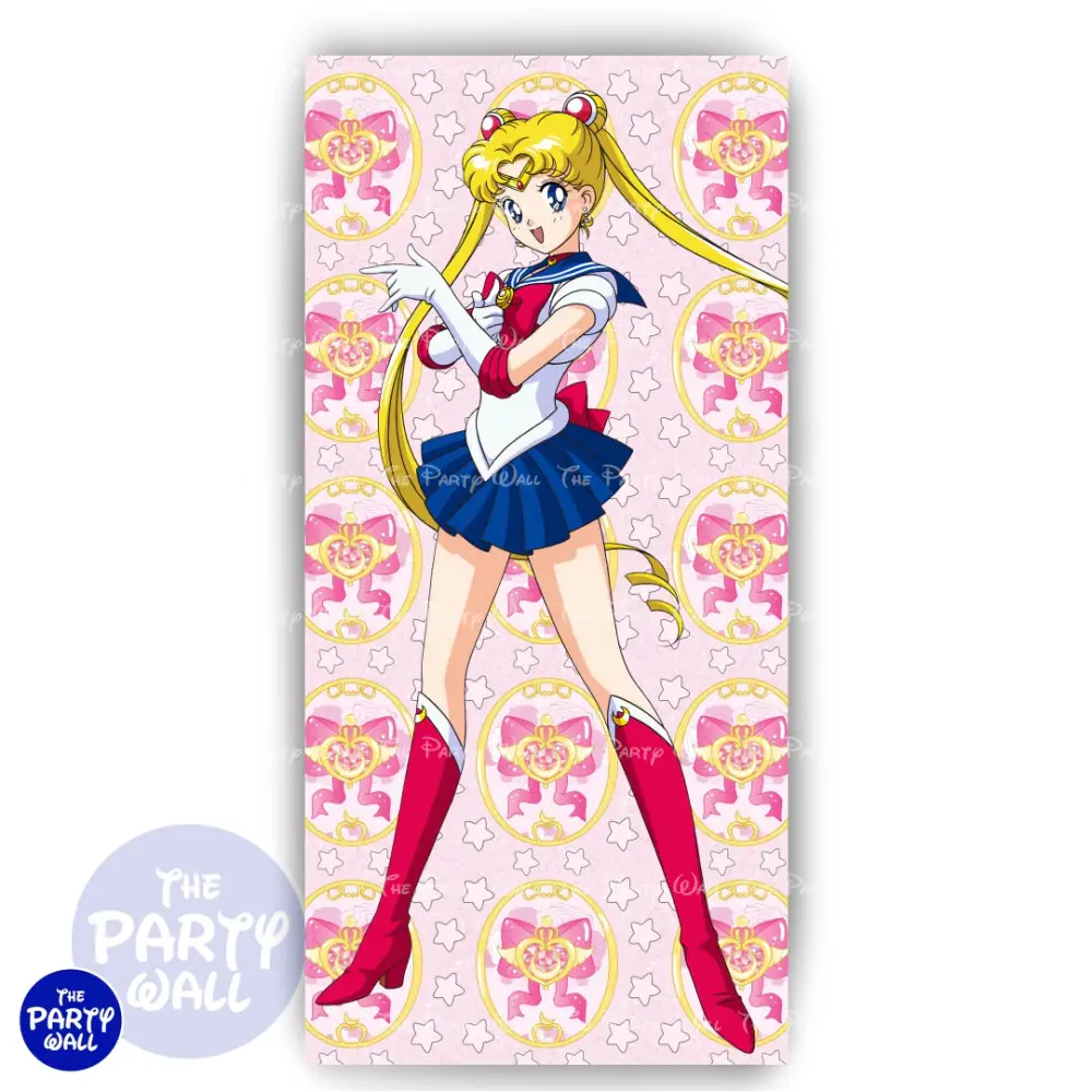 Sailor Moon - Funda para mampara de punta redonda o rectangular The Party Wall