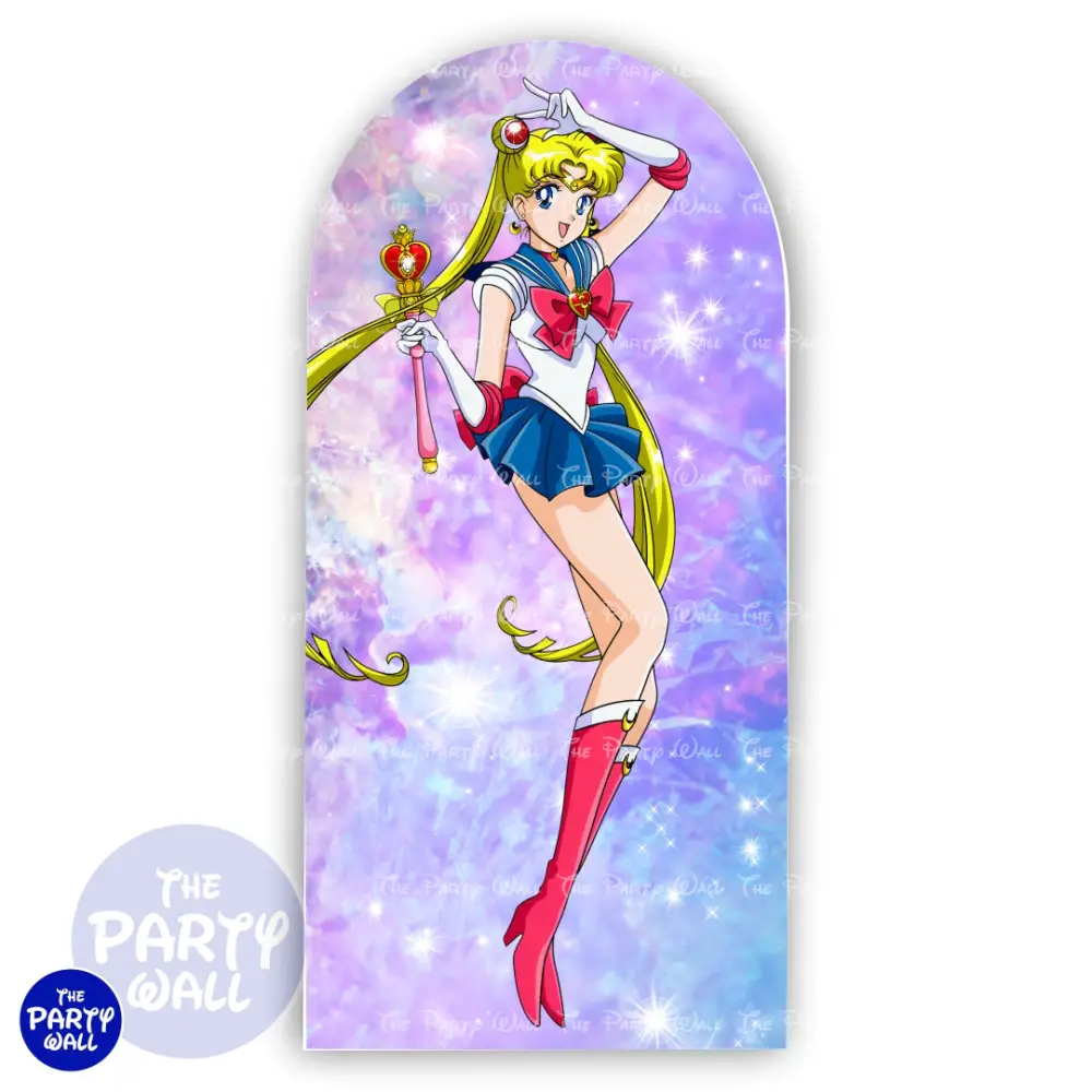 Sailor Moon - Funda para mampara de punta redonda o rectangular The Party Wall