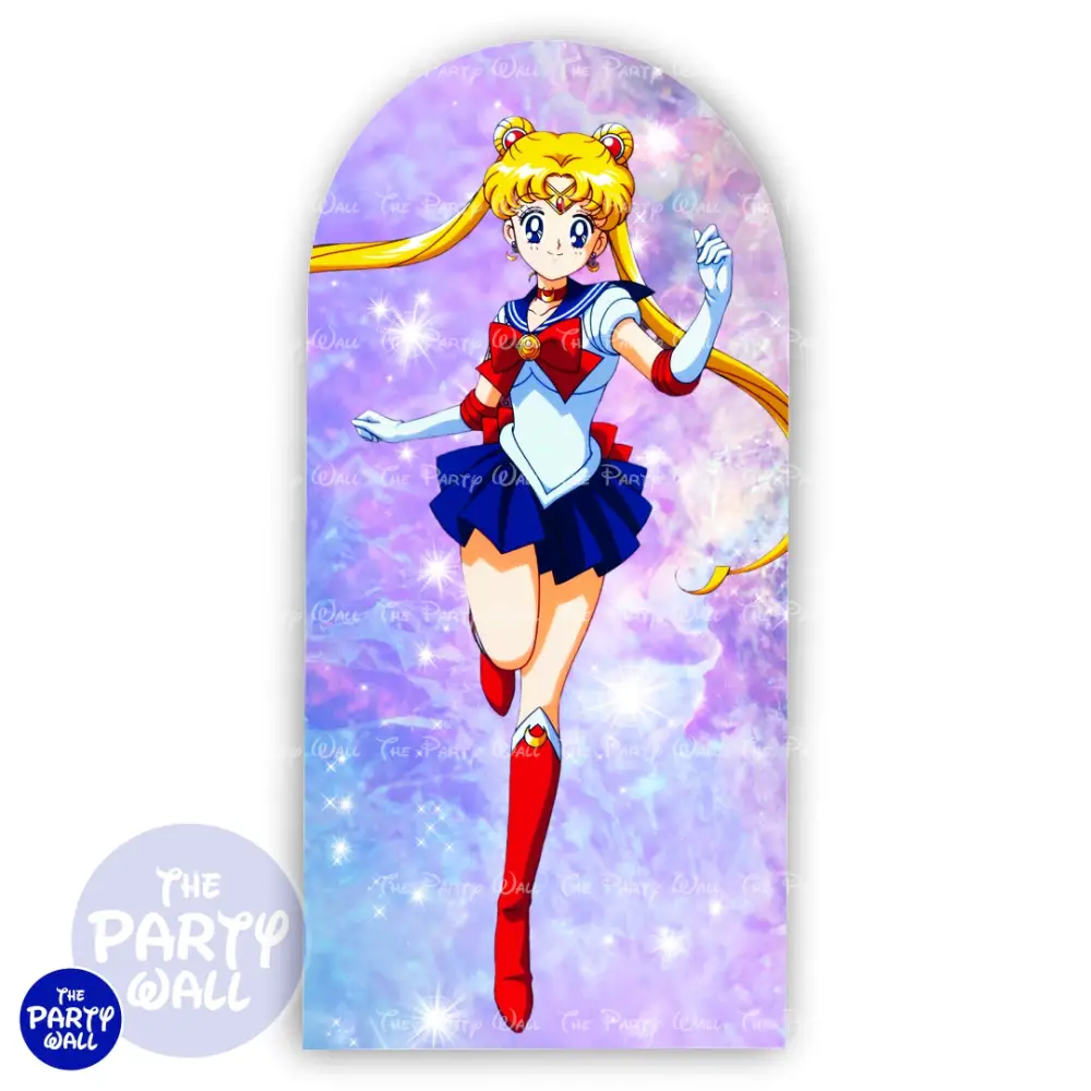Sailor Moon - Funda para mampara de punta redonda o rectangular The Party Wall