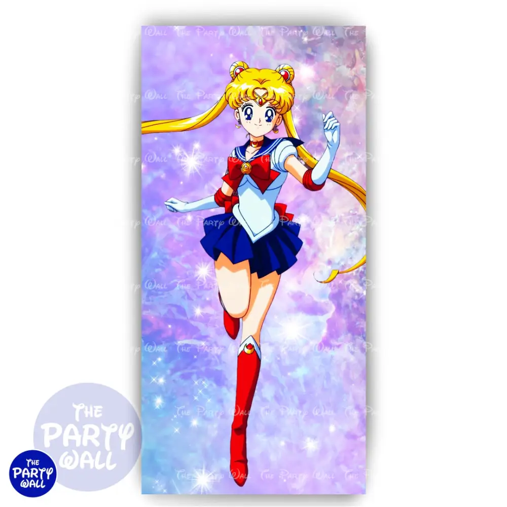 Sailor Moon - Funda para mampara de punta redonda o rectangular The Party Wall