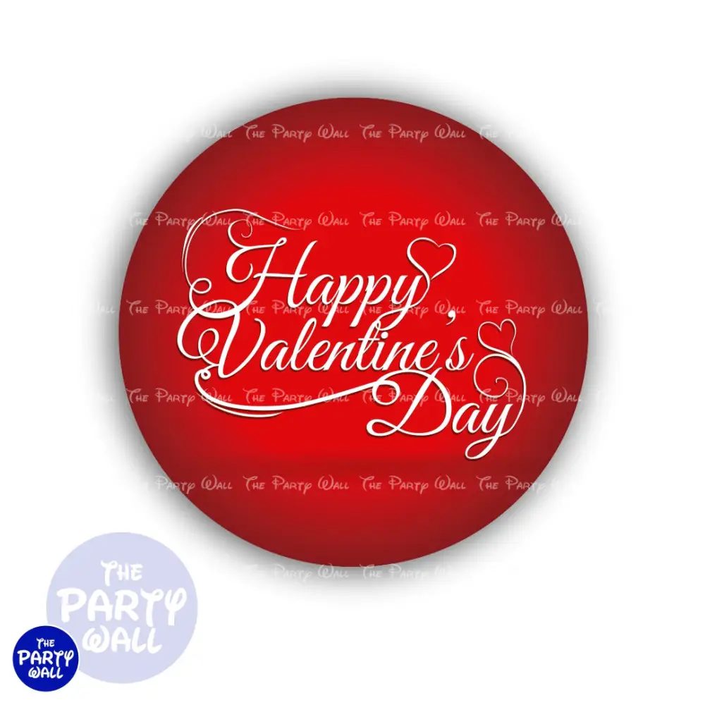 San Valentín - Funda para mampara circular The Party Wall