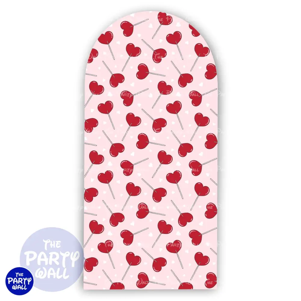 San Valentín - Funda para mampara de punta redonda o rectangular The Party Wall
