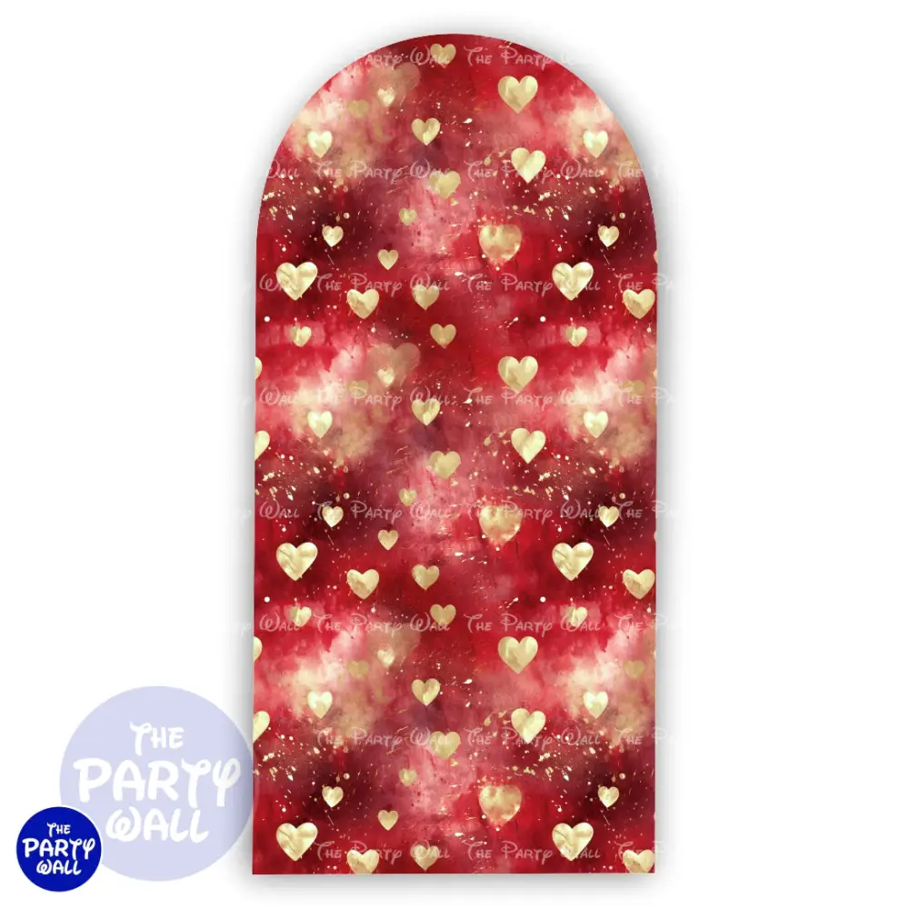 San Valentín - Funda para mampara de punta redonda o rectangular The Party Wall
