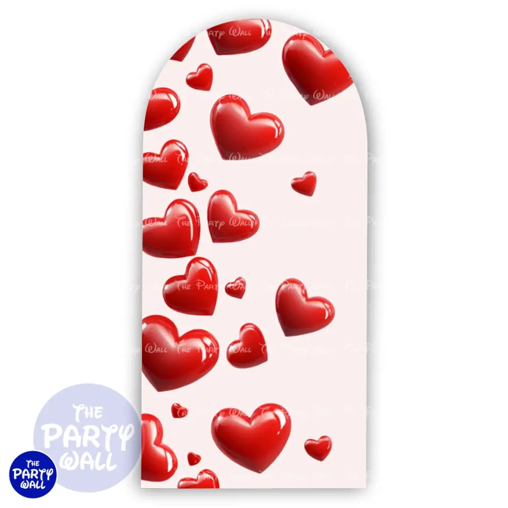 San Valentín - Funda para mampara de punta redonda o rectangular The Party Wall
