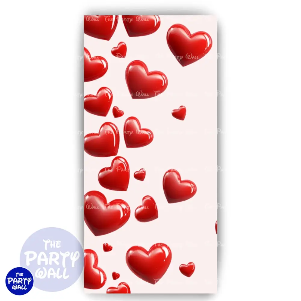 San Valentín - Funda para mampara de punta redonda o rectangular The Party Wall