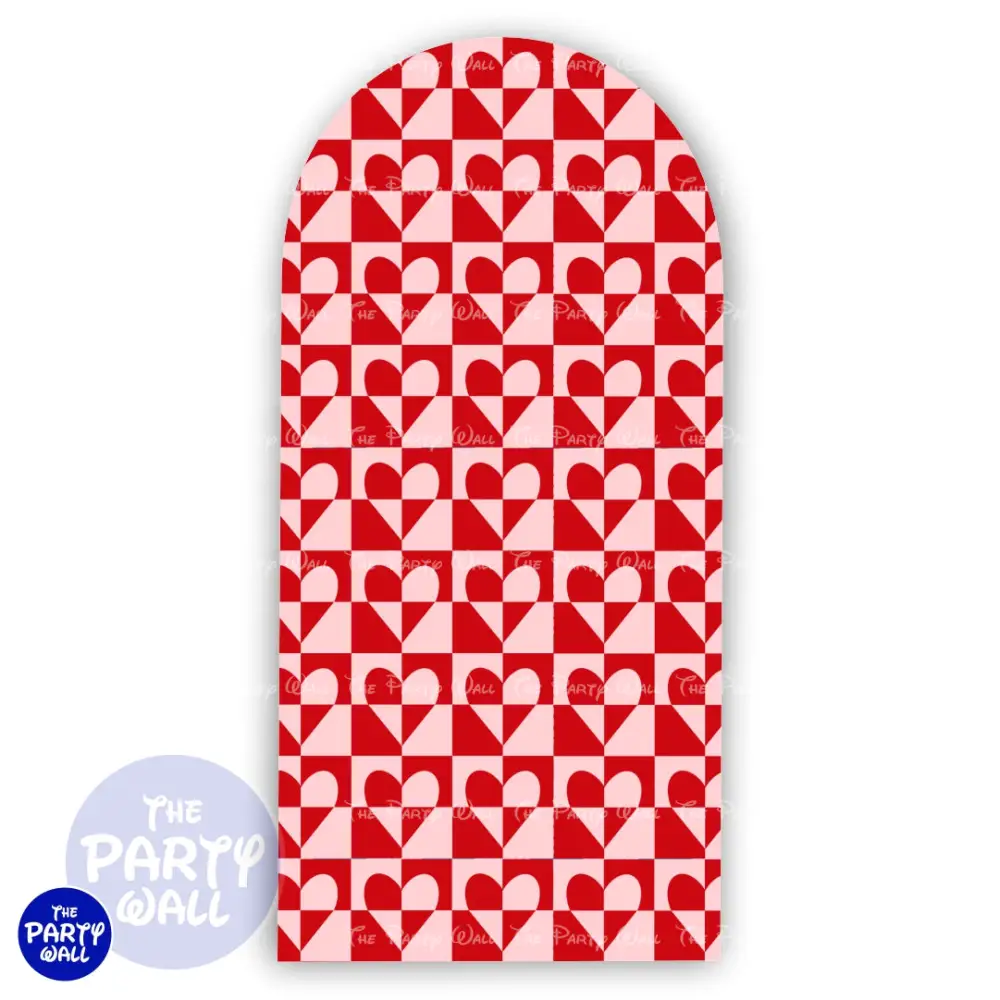 San Valentín - Funda para mampara de punta redonda o rectangular The Party Wall