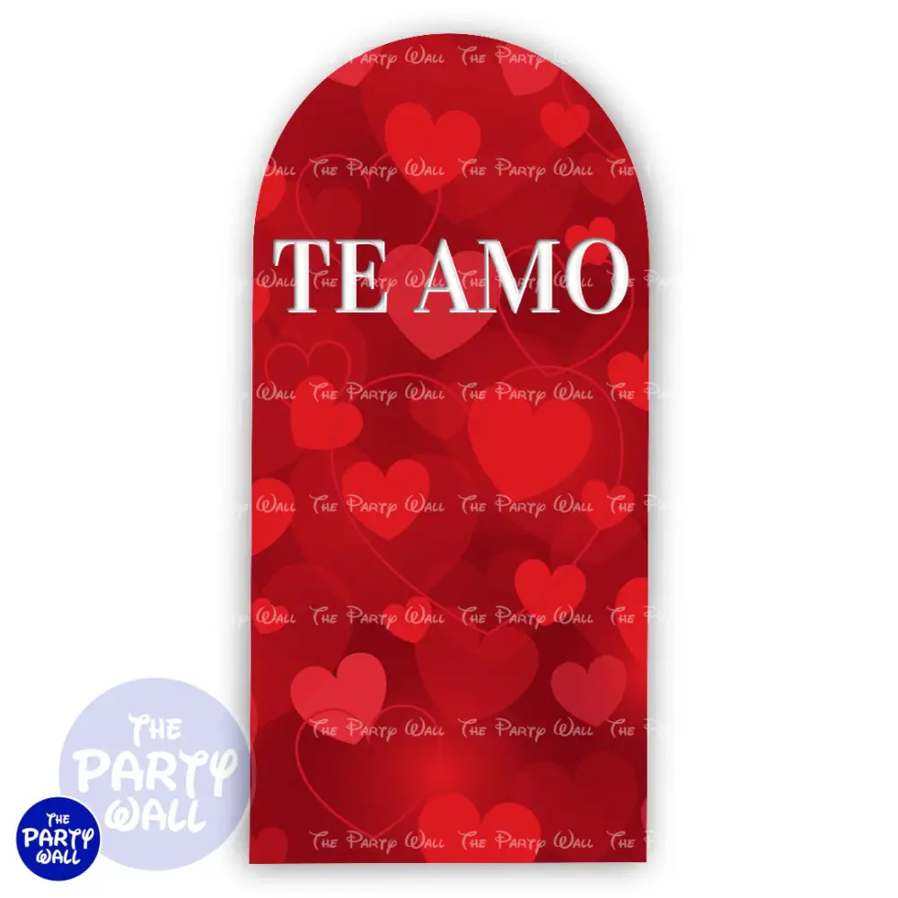 San Valentín - Funda para mampara de punta redonda o rectangular The Party Wall