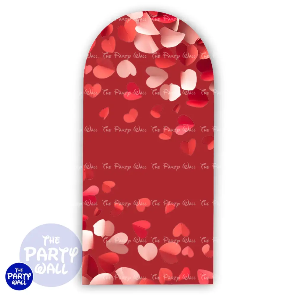 San Valentín - Funda para mampara de punta redonda o rectangular The Party Wall