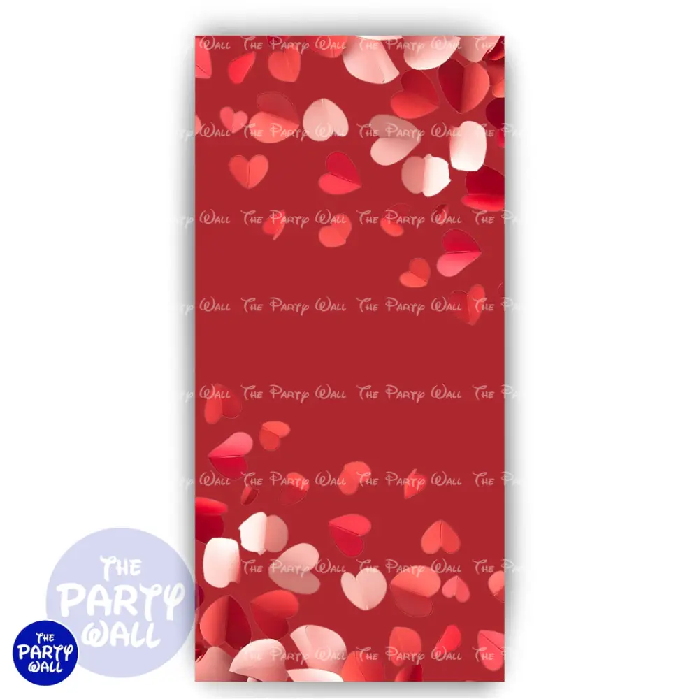 San Valentín - Funda para mampara de punta redonda o rectangular The Party Wall