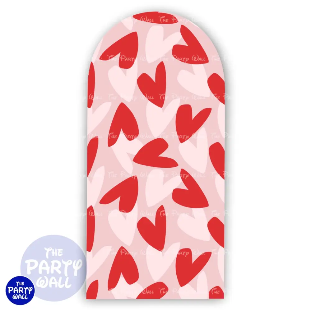 San Valentín - Funda para mampara de punta redonda o rectangular The Party Wall