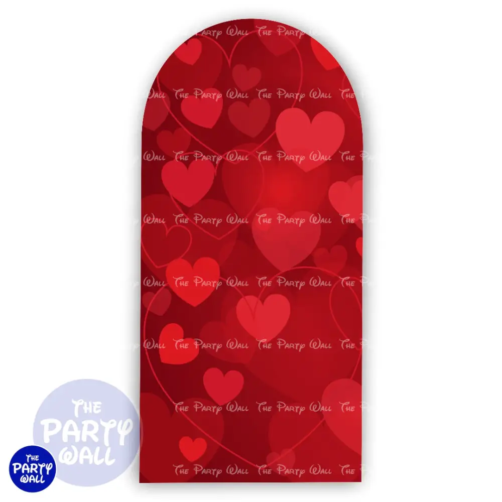 San Valentín - Funda para mampara de punta redonda o rectangular The Party Wall